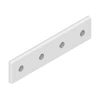MODULAR SOLUTIONS TIE PLATE 45MM X 180MM X 6MM&lt;BR&gt;CREATES RIGHT ANGLE, WITH STAINLESS STEEL HARDWARE